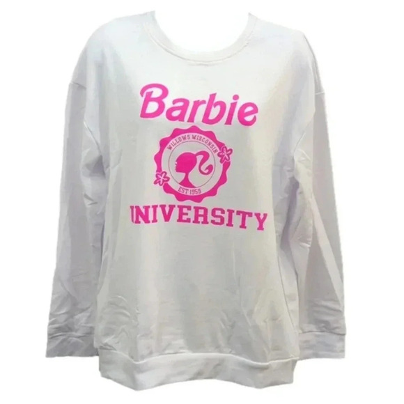 Barbie University crewneck women's sweater - Picture 1 of 6